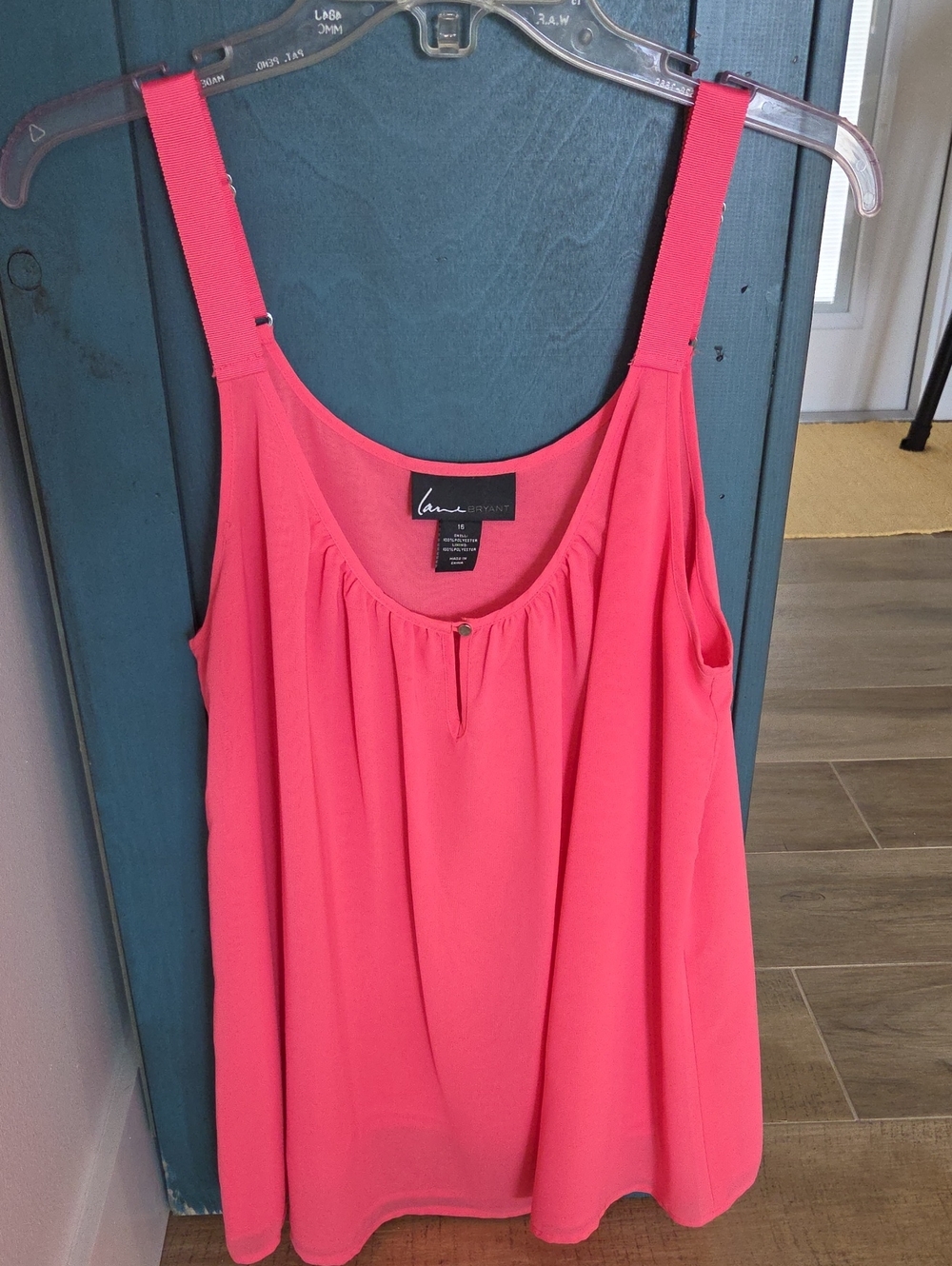 Lane Bryant Coral Pink Sleeveless Scoop Neck Camisole